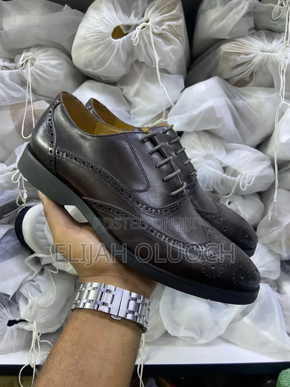 Pure Leather/Rubber Sole Shoes,Official