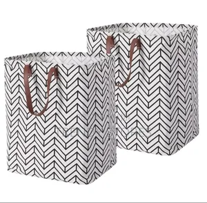 Boho Style Fabric Laundry Basket