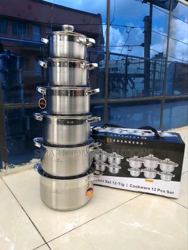 Edenberg Stainless Cookware Tried, Tested Approved *12pcs* - main view