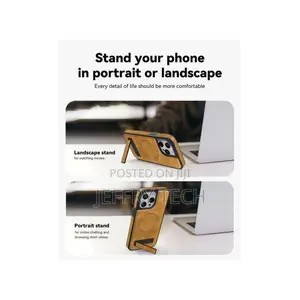 iPhone 14 Promax, Magnetic Cover With Hidden Holder Stand