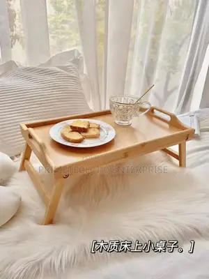 Foldable Portable Bamboo Tray