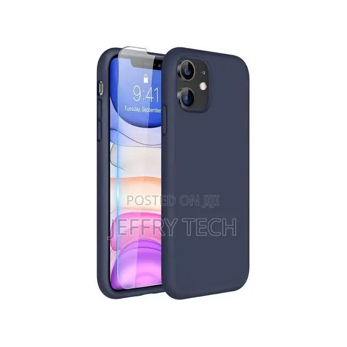 Gel 3- Layered Slim Silicone Phone Cover Case for iPhone 11