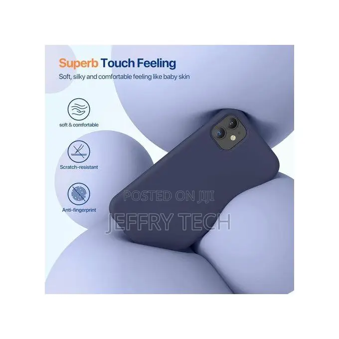 Gel 3- Layered Slim Silicone Phone Cover Case for iPhone 11
