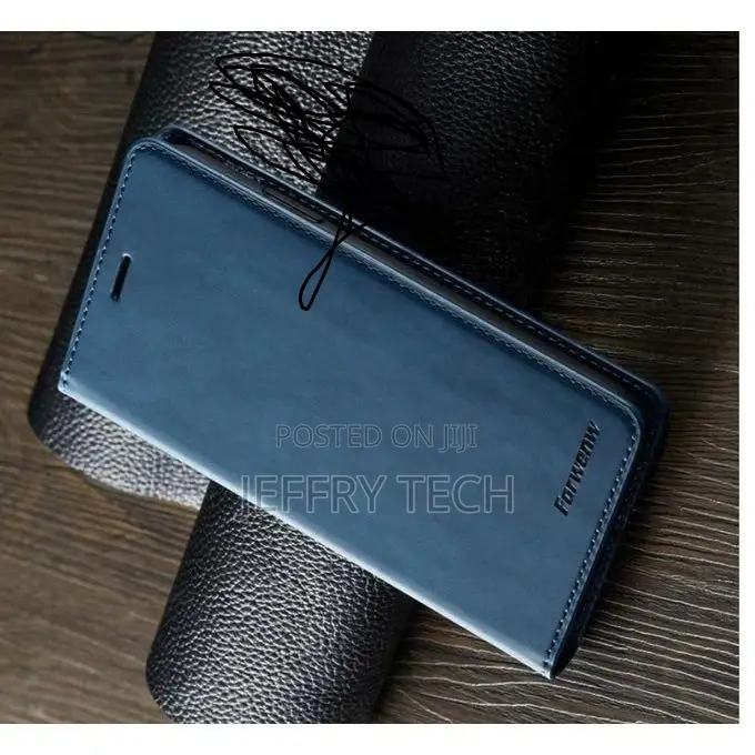 Oppo Reno 12 5g Magnetic Flip Cover Pu Wallet Phone (Blue)