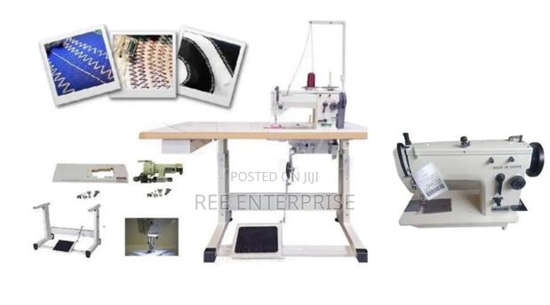 Multipurpose Industrial Sewing Machine With Stand and Motor - main view