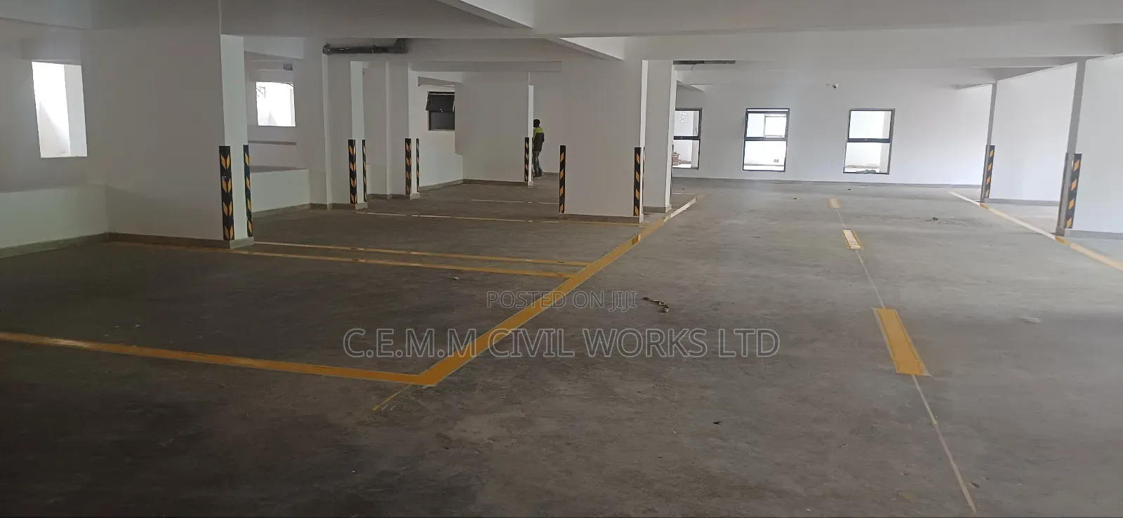 Roadmarking of Parking Lots