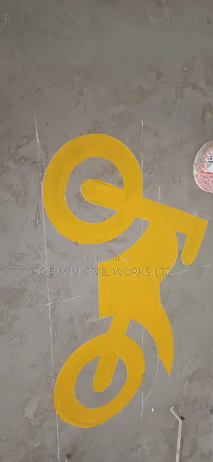 Roadmarking of Parking Lots