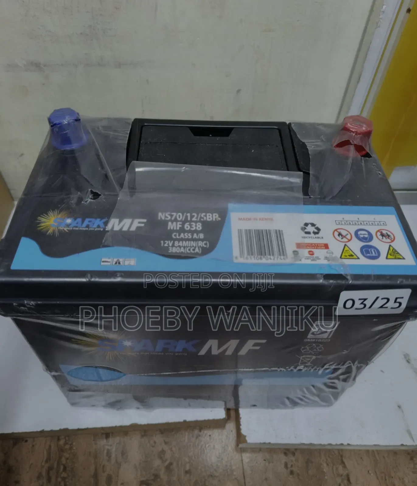Car Battery, Maintenance Free, Spark Mf