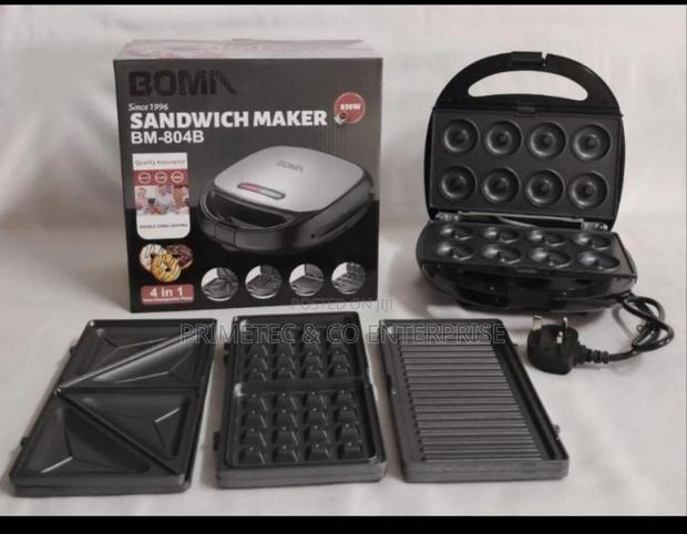 Boma 4in1 Sandwich,Grill,Doughnut, and Waffle Maker
