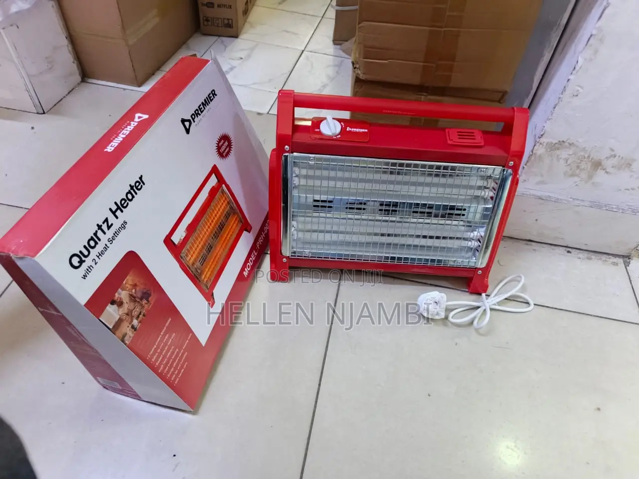 Premier 2 Heat Settings Quartz Heater (800w/1600w)