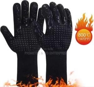 Barbeque Fireproof Gloves. - main view