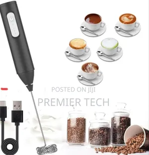 Mini Milk Frother Usb Rechargeable 3 Speeds Foam Maker