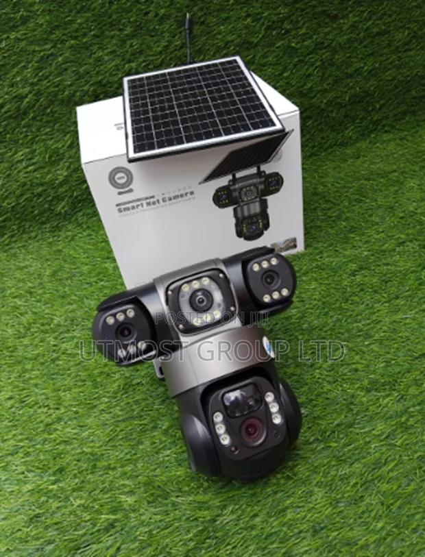 4g Solar PTZ Camera With Triple Lens – Full-Color Night - main view