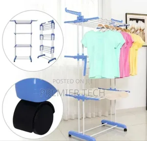 Detachable 50kg 3 Layer Cloth Hanger Rack Stand