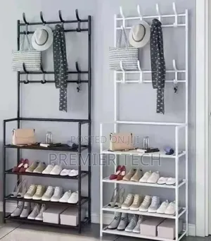 *High Strong Metallic 5 Layer
 Multipurpose Shoe Rack,