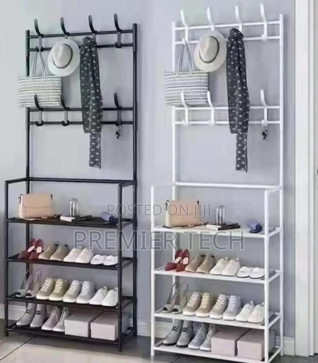 *High Strong Metallic 5 Layer
 Multipurpose Shoe Rack, - main view
