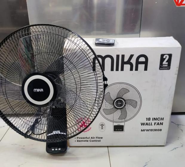 Mika 18 Inch Wall Fan With Remote 18"-Wf