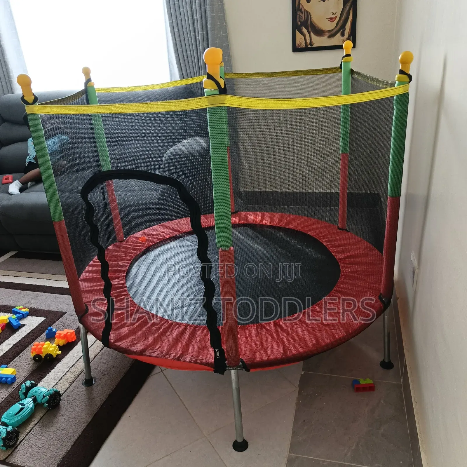 4ft Kids Trampoline With a Zipper