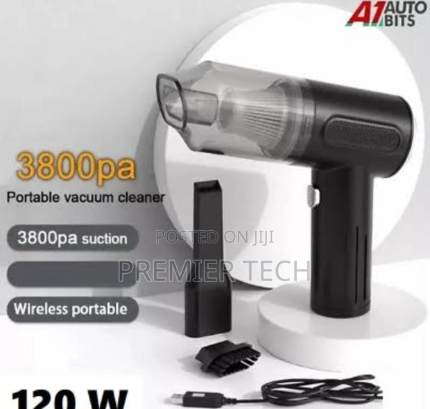 *Rechargable 2in1 Vacuum Cleaner (3800pa Suction + Led Light