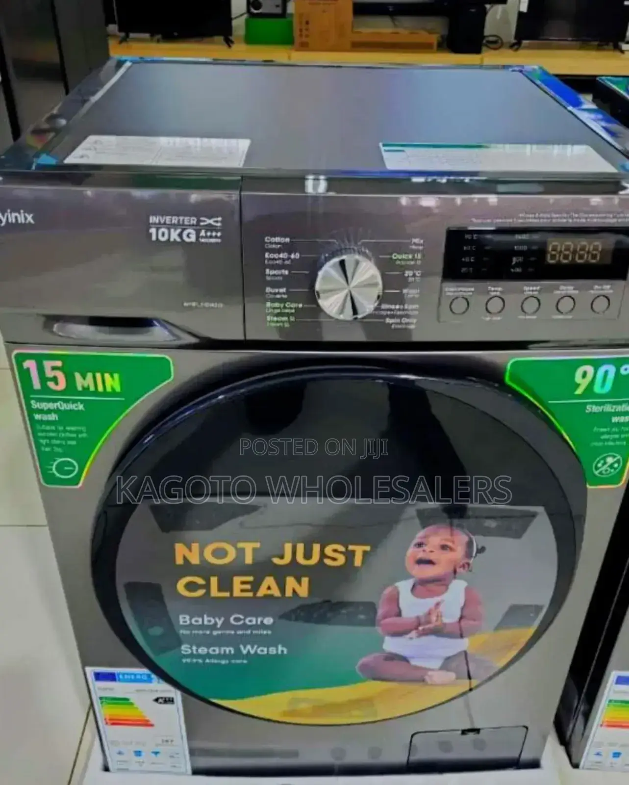 10kgs Syinix Washing Machine Front Load New Model VFT-010