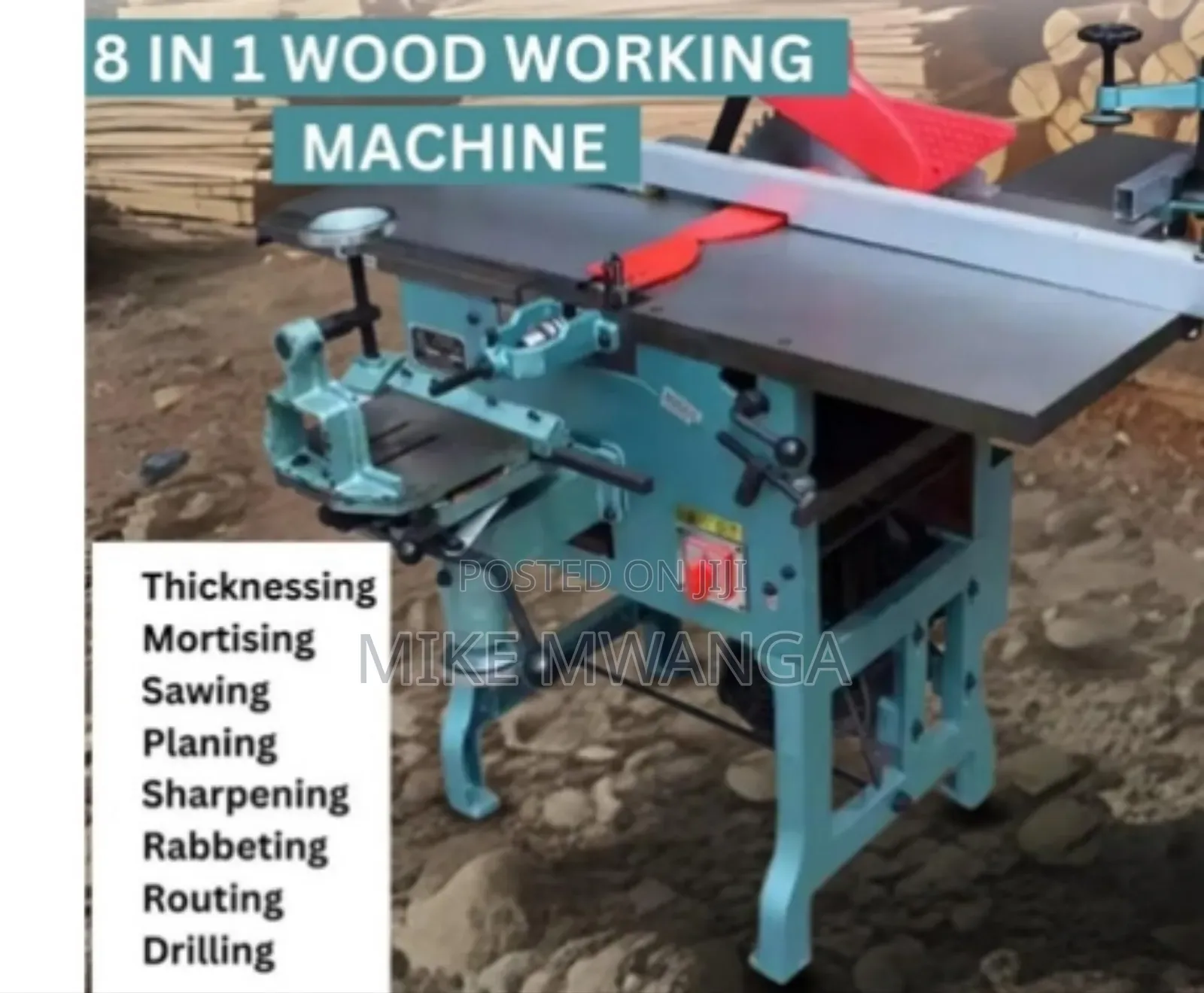 Lida Multi Purpose Woodworking Machine 8 Functions