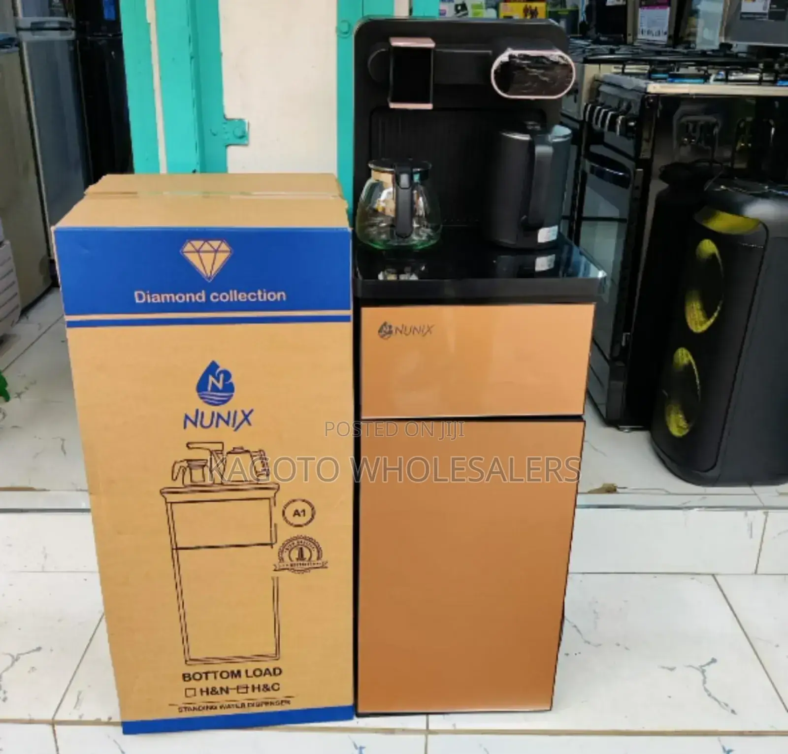 Nunix Bottom Loading Water Dispenser Hot,Cold A1c New/A1c-Hn