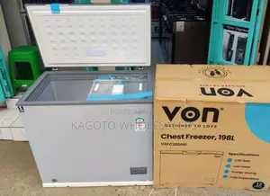 198litres Von Deep Freezer / Silver Color Vf/R/168