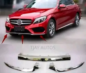 Front Bumper Lower Chrome Molding Trim Mercedes C-Class W205