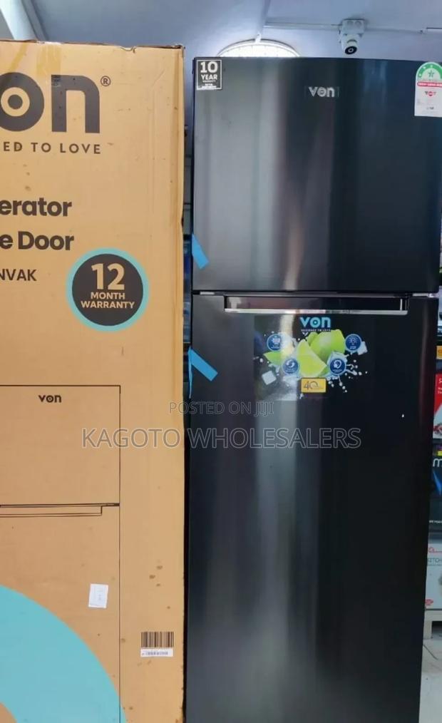 Von Fridge 220litres Nofrost 2 Door Refrigerator B/D-Fr