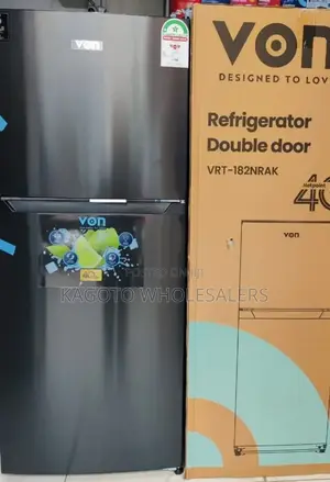 Von Fridge 334l Nofrost Double Door Refrigerator B/D-Fr