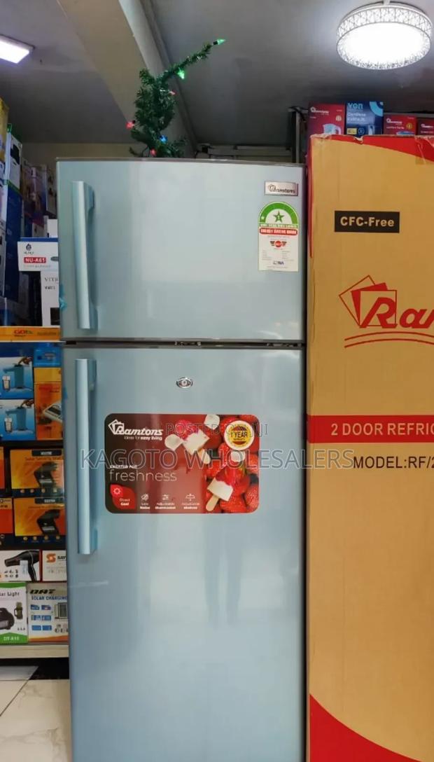 Ramtons Double Door Fridge 213litres 3 Star Rf249/Dd-F