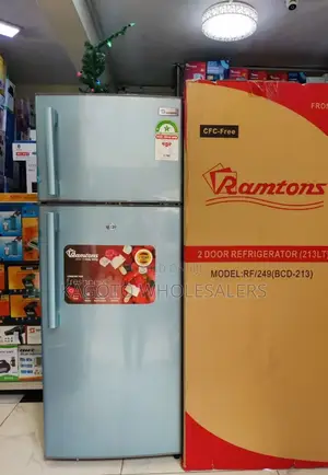 Ramtons Two Door Fridge 213litres 3 Star Rf249/Dd-F