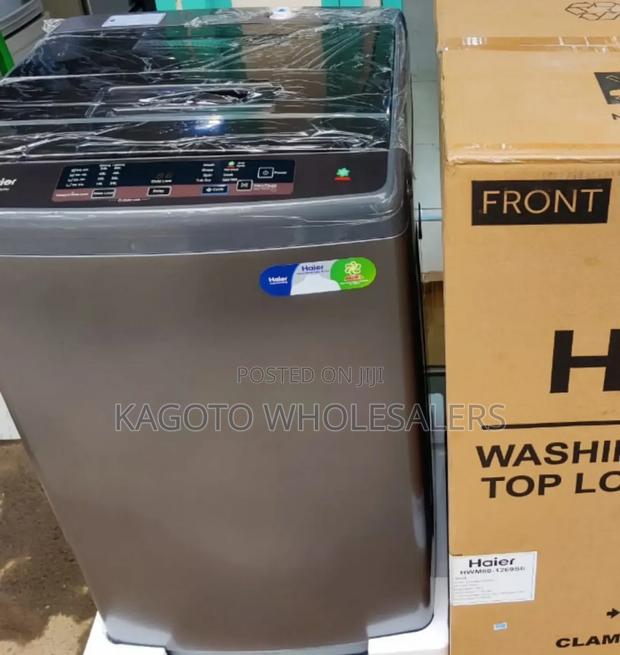 Haier 8kg Washing Machine Top Load Full Automatic *Dark Grey
