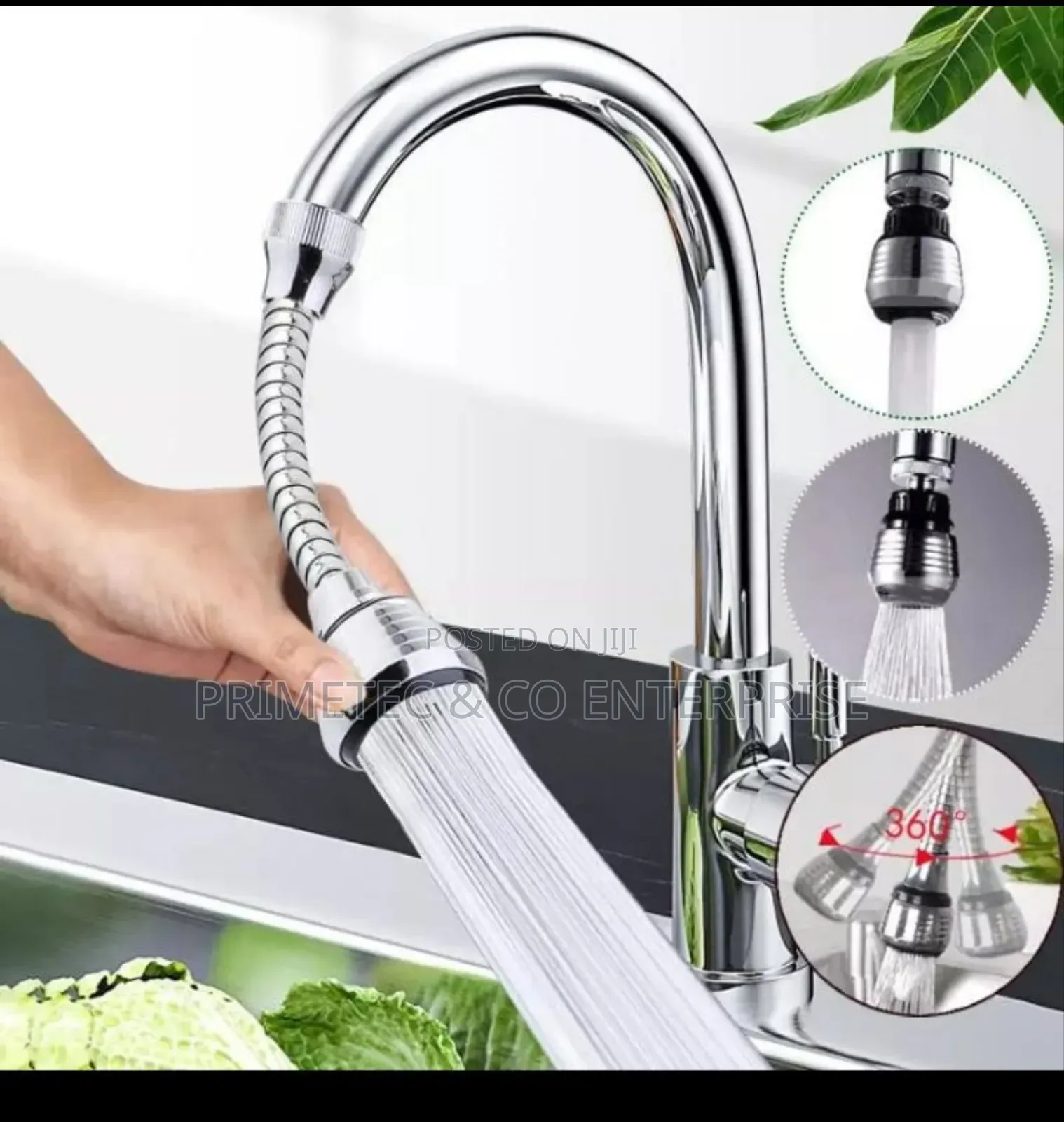*Metallic Tap Faucet Extender.