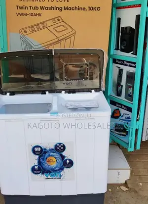 Von 10kg Washing Machine *Twin Tub Semi Automatic V10*k/Wm