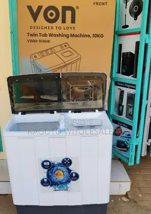Von 10kg Washing Machine *Twin Tub Semi Auto V10*k/Wm