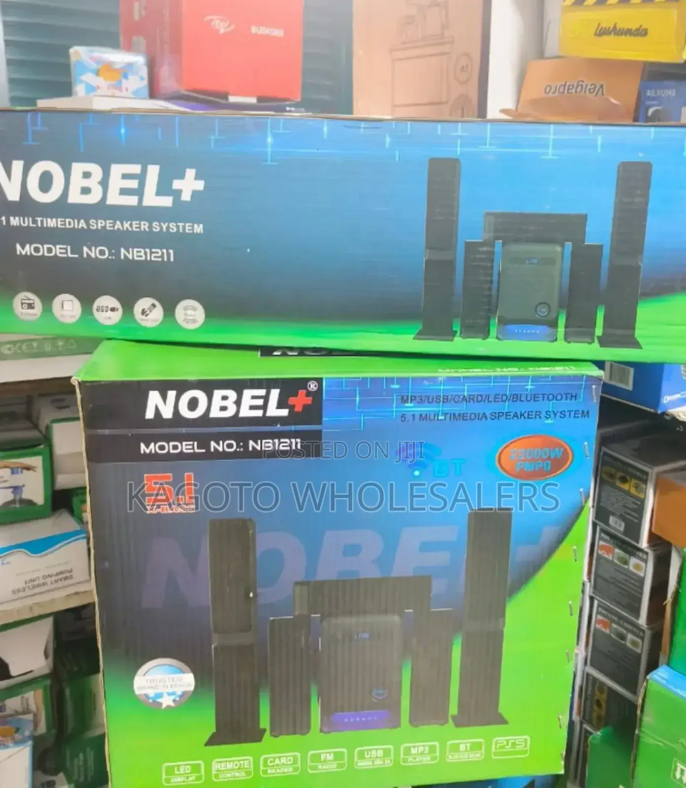 Nobel Nb1211 5.1ch Home Theater Speaker System *22000w/Fm