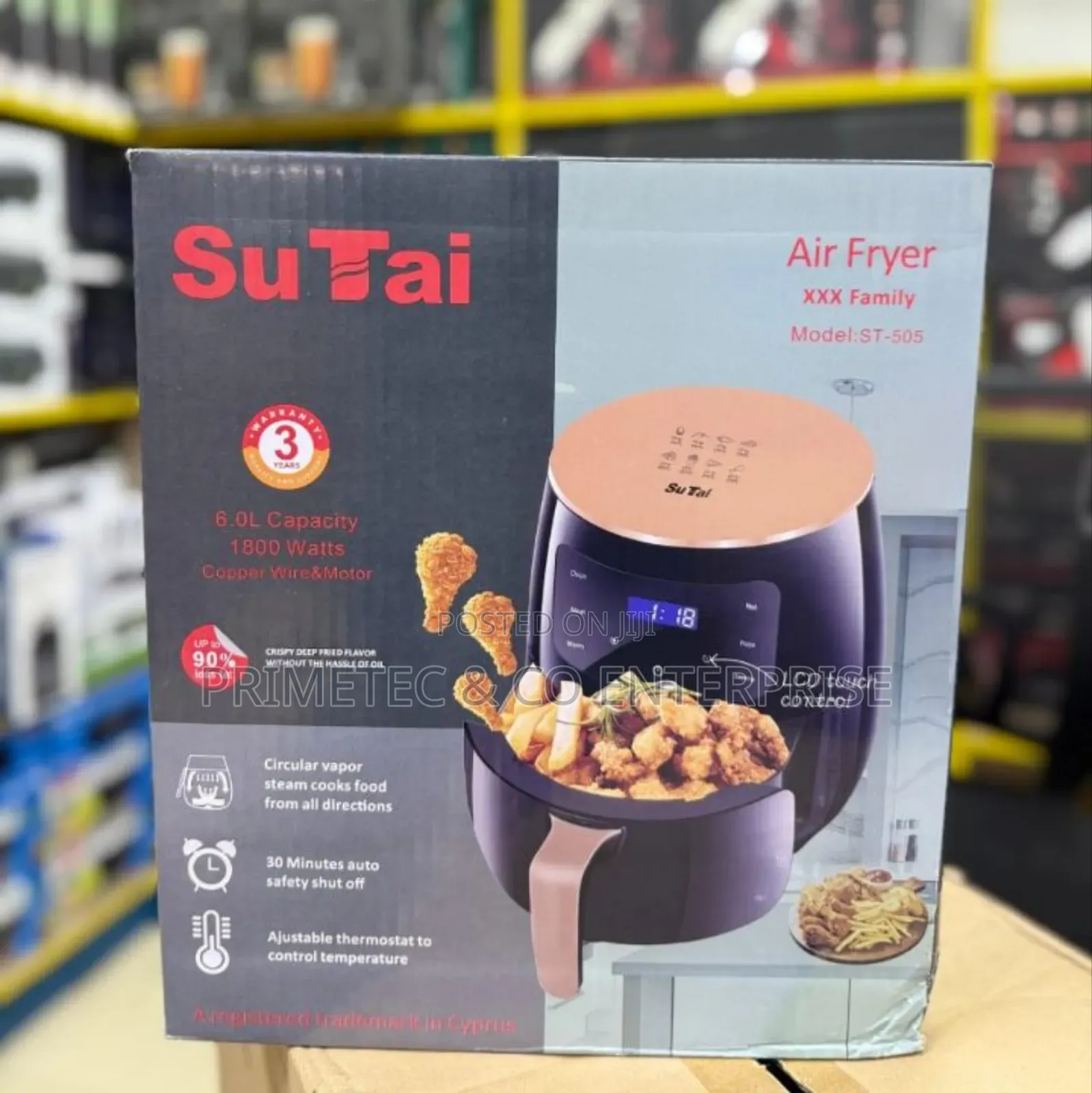 Sutai Digital Air Fryer 6l
