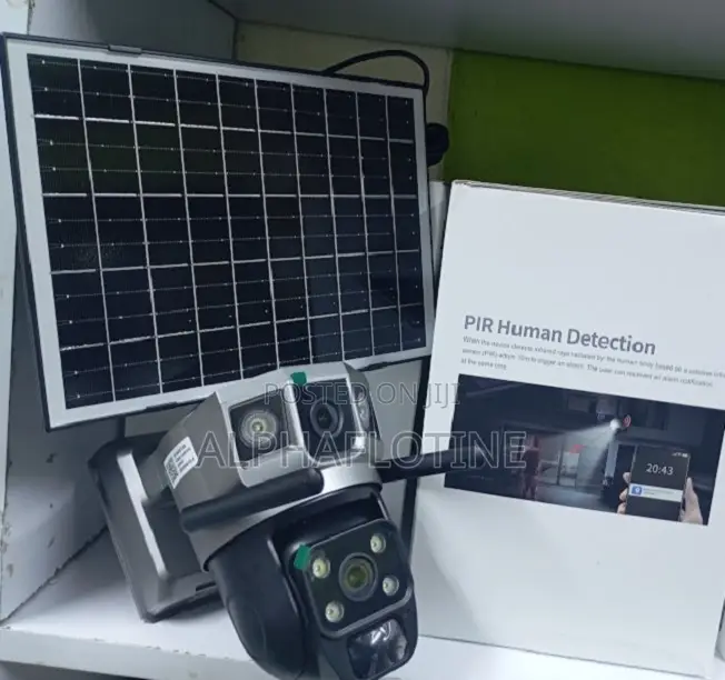 4g Dual Lens Solar Camera Ai Human Motion Detection Tracking