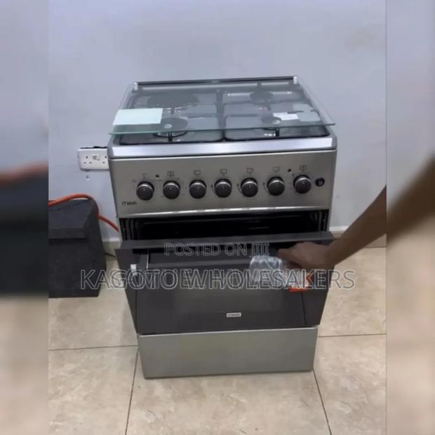 Colour Silver - Mika 58by58 Standing Cooker