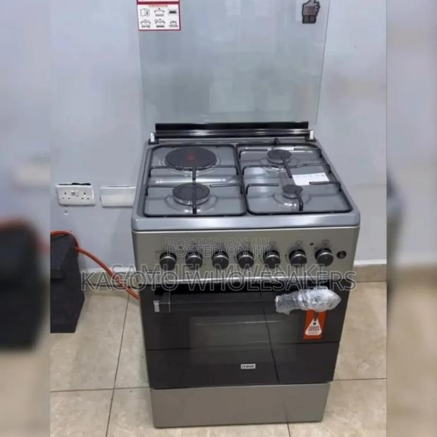With a Back Hot Plate - Mika 58by58 Standing Cooker