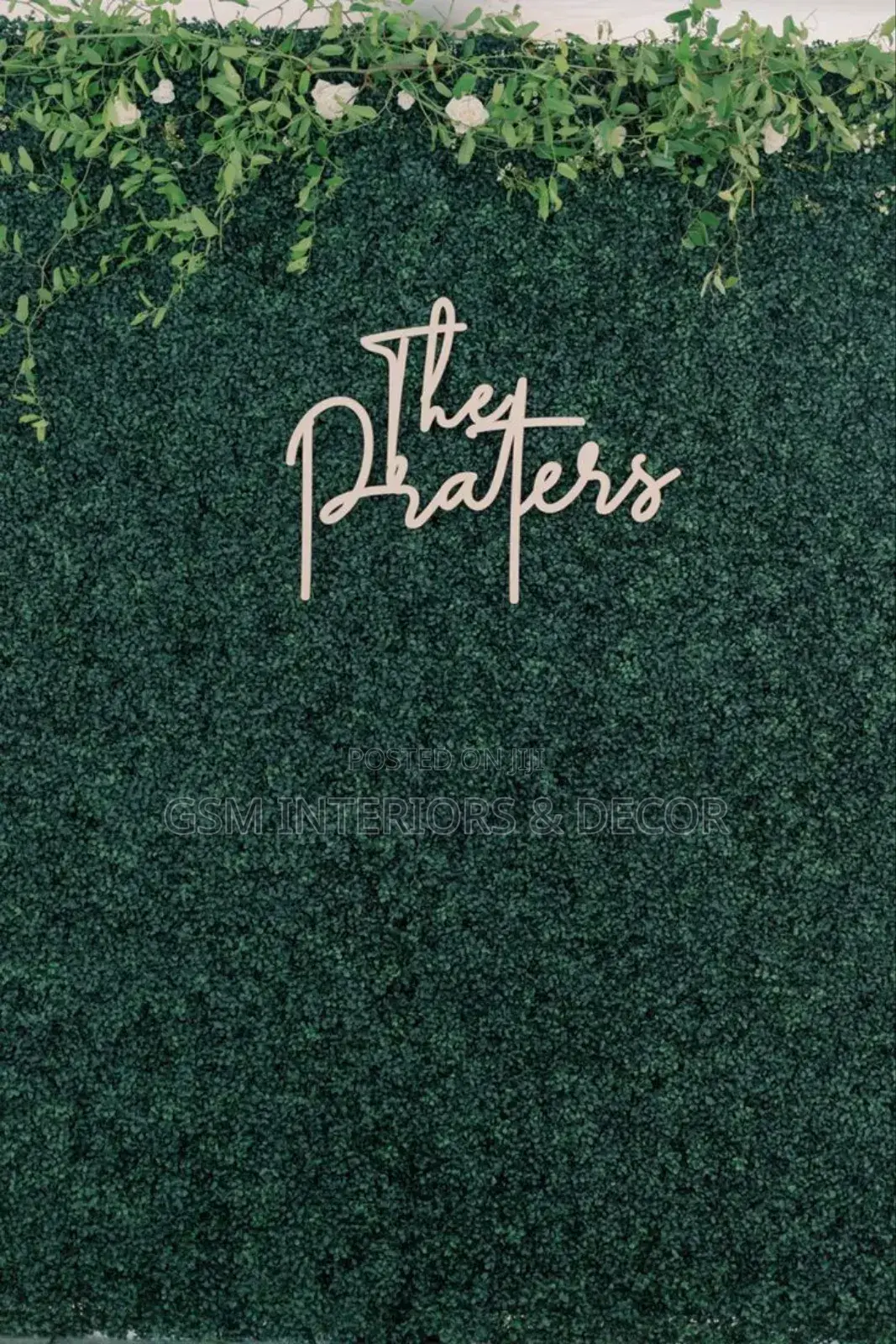 Green Hedges Paneles for Wall Decoration