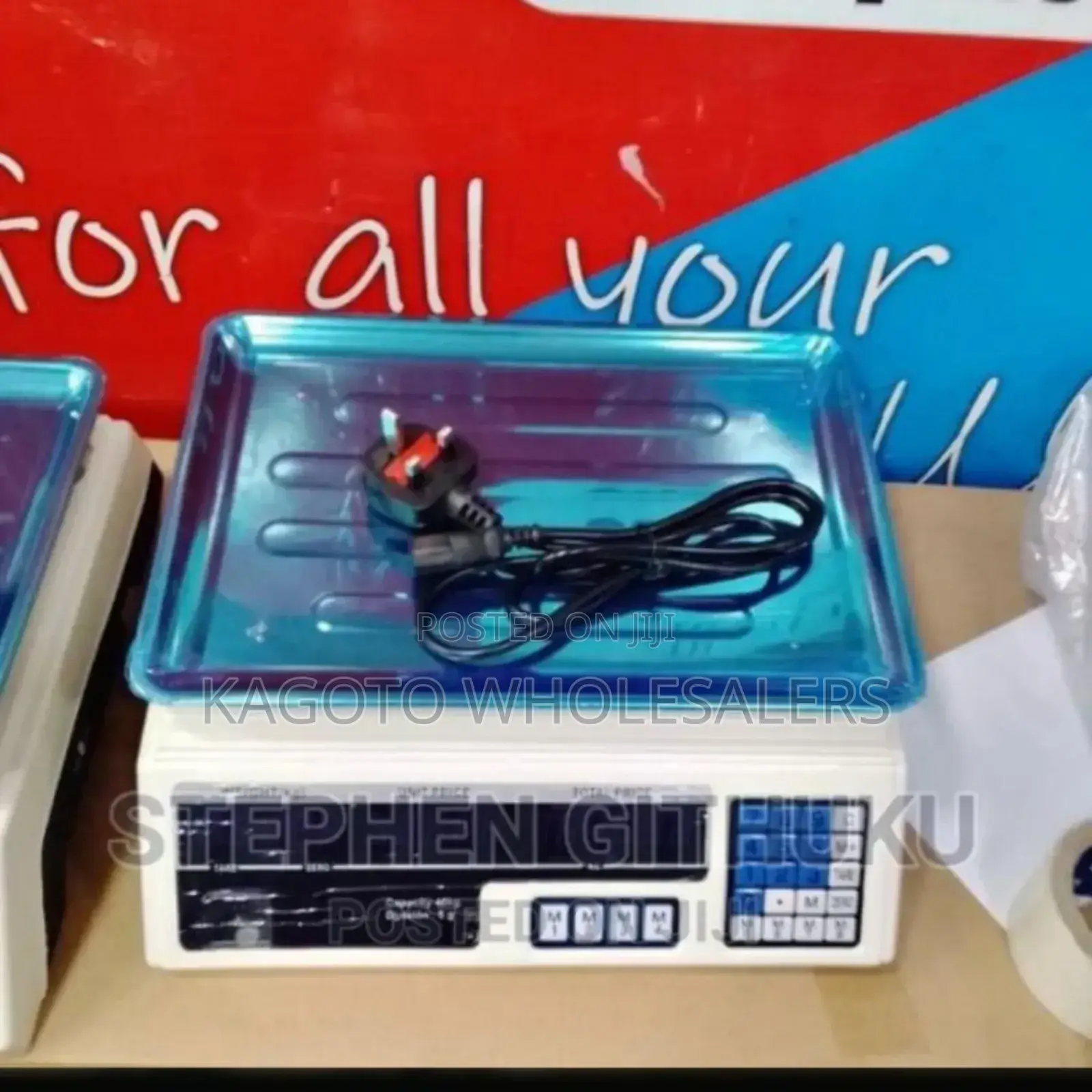 Rechargeable - Digital Weighing Scale