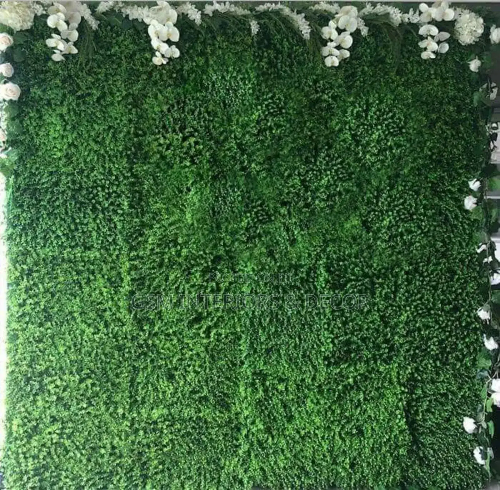 Artificial Green Boxwood Panels for Wall Clading