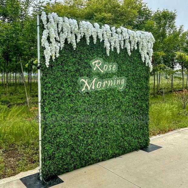 Artificial Green Wall Hedges for Photo Booth