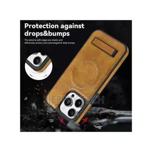 iPhone 16 Pro Max Case Luxury Business Genuine Leather