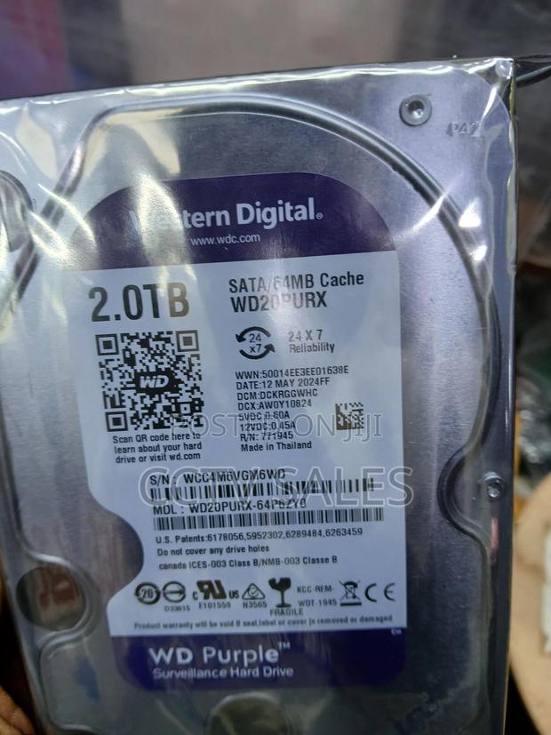 2tb Western Digital Hard Disk - main view