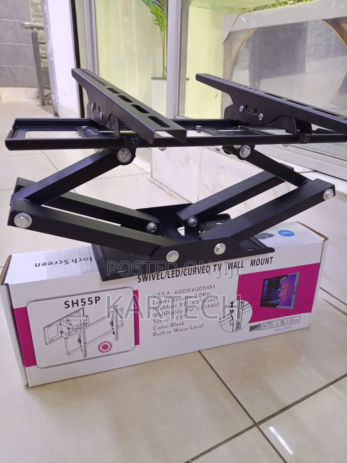 Double Arm Swivel/Led/Curved Tv Wall Mount Sh55p.