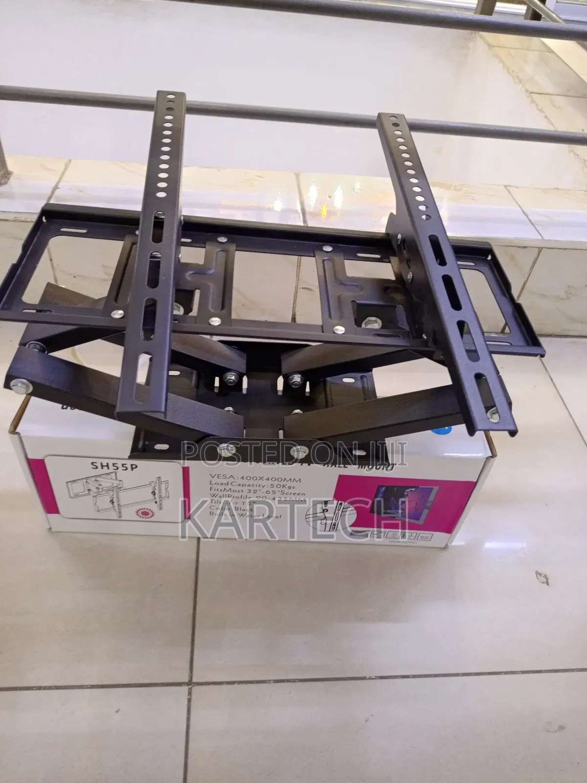 Double Arm Swivel/Led/Curved Tv Wall Mount Sh55p 32 - 65"