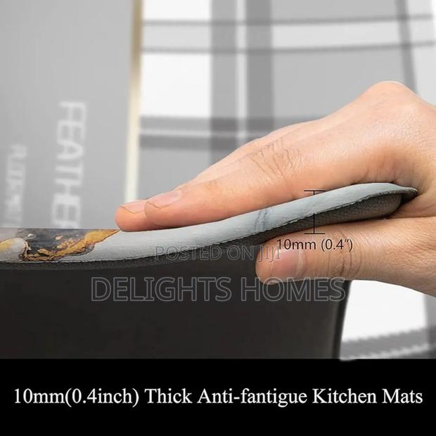 Cushioned Anti-Fatigue Kitchen Rug Mat-Haw - thumbnail 2